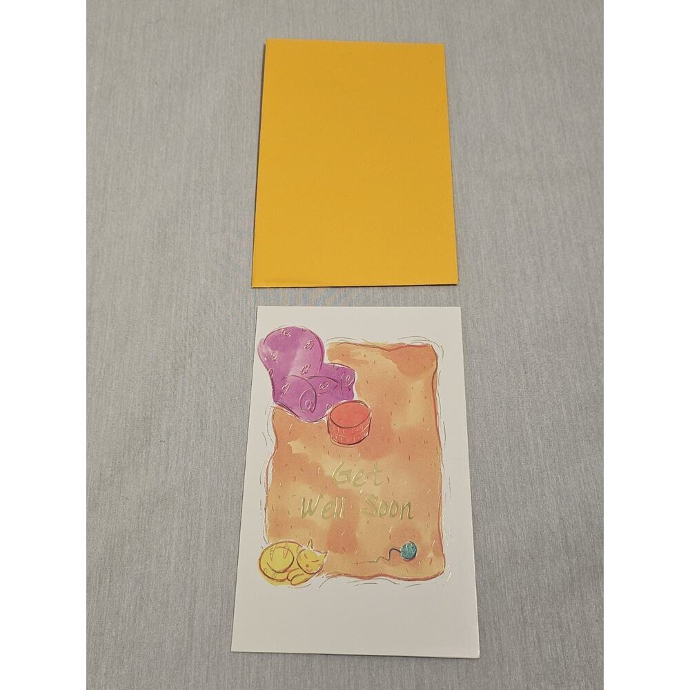 Get Well Soon Greeting Card - P.S. Greetings VTG Unused Card